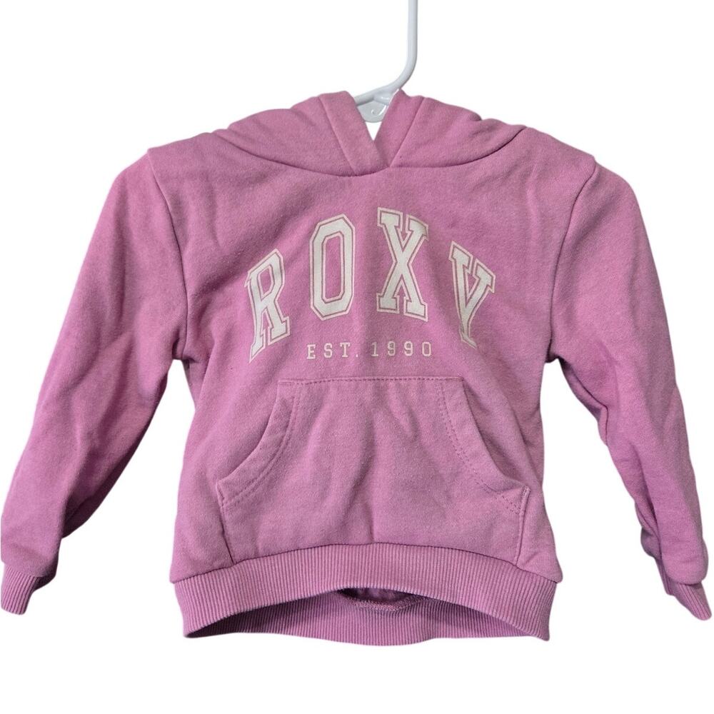 Pink Logo Pullover Hoodie - ROXY - 18mo